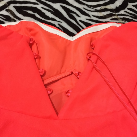 Coral Formal/Banquet Dress - Picture 3 of 4